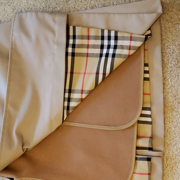 BURBERRY NOVA CHECK LINED REMOVABLE WOOL LINER CAR COAT TRENCH COAT - Picture 12 of 14